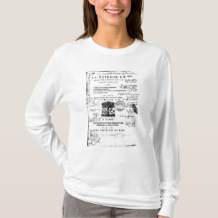 「Laの防衛とイラストレーションのFrontispiece Tシャツ
