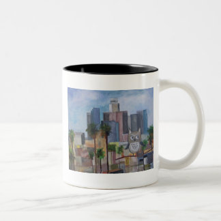 LAの100_4966-1フクロウ ツートーンマグカップ