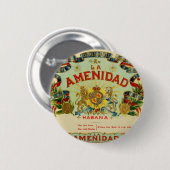 LaのAmenidadのシガー 缶バッジ (正面&裏面)
