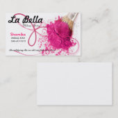 LaのBellaの大広間のメーキャップアーティストの名刺 名刺 (正面/裏面)