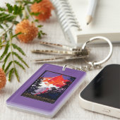 LaのChaine DeモンブランのヴィンテージPosterEurope キーホルダー (正面右)