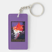 LaのChaine DeモンブランのヴィンテージPosterEurope キーホルダー (裏面)