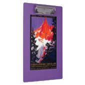 LaのChaine DeモンブランのヴィンテージPosterEurope クリップボード (右)