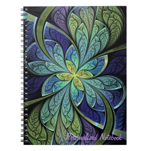 LaのChanteuse IVのパーソナライズなノート ノートブック (正面)