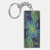 LaのChanteuse IVの長方形のアクリルKeychain キーホルダー (正面左)