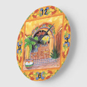 LaのCocinaの柱時計 ラージ壁時計 (傾斜)