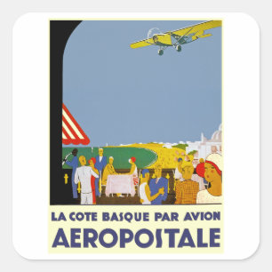 LaのCoteのバスクの標準Avion スクエアシール