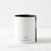 laのdolceのvida、シルビアLeDoux著絵を描くWhippet マグカップ (中央)