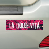 LaのDolce Vitaのガーベラのデイジー バンパーステッカー (車上)