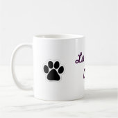 LaのDolce Vita Pawprintのマグ コーヒーマグカップ (左)