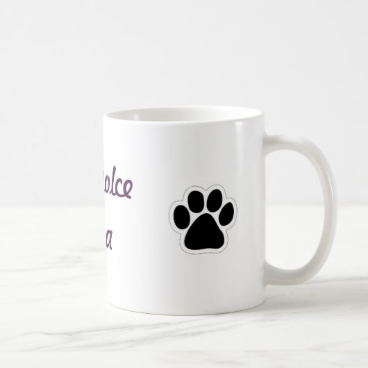 LaのDolce Vita Pawprintのマグ コーヒーマグカップ (右)
