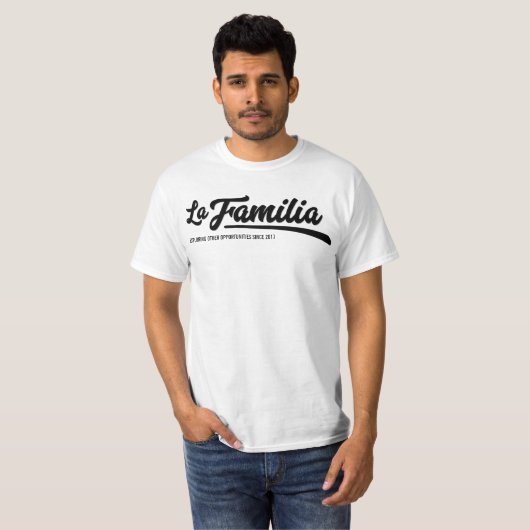 LaのFamiliaの男性Tシャツ Tシャツ (正面フル)