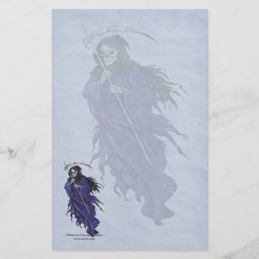 LaのFaucheuseのゴシック様式文房具 便箋 (正面)