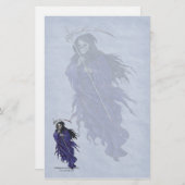 LaのFaucheuseのゴシック様式文房具 便箋 (正面/裏面)