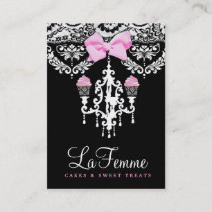 LaのFemmeの311のケーキの黒 名刺
