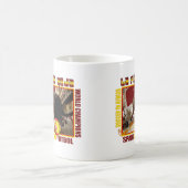 LaのFuria Rojaのスペイン人のBullのサッカーFutbol コーヒーマグカップ (中央)