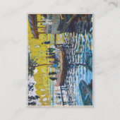 LaのGrenouillereクロード・モネの芸術の絵画 名刺 (裏面)