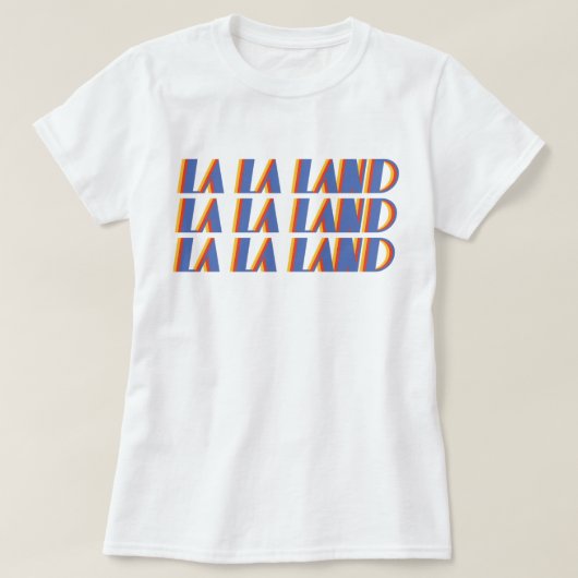 LAのLAの土地のワイシャツ Tシャツ (デザイン正面)