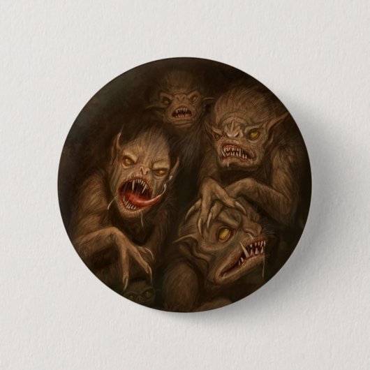 Laのlignée desのドラゴン: M8 缶バッジ (正面)