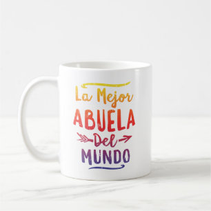 LaのMejor Abuela Del Mundo Grandmaの母の日 コーヒーマグカップ