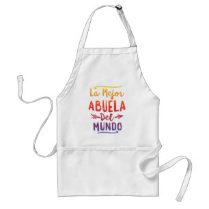 LaのMejor Abuela Del Mundo Grandmaの母の日 スタンダードエプロン
