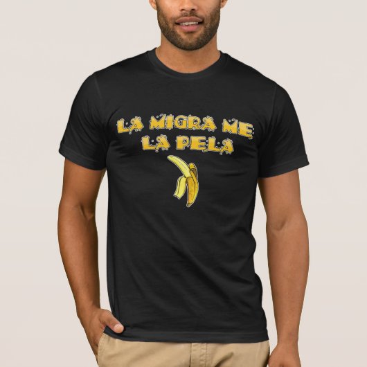 Laのmigra私laのpela Tシャツ (正面)