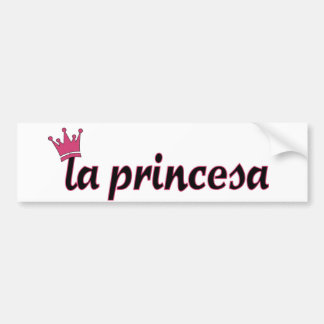 laのprincesa バンパーステッカー