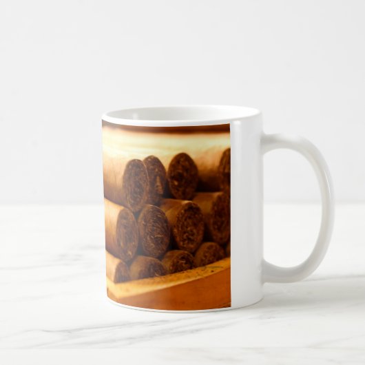 LaのRomanaの先生からの手によって転がられるシガー コーヒーマグカップ (右)