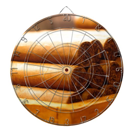 LaのRomanaの先生からの手によって転がられるシガー ダーツボード (正面)