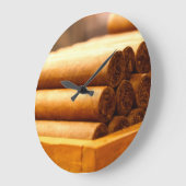 LaのRomanaの先生からの手によって転がられるシガー ラージ壁時計 (傾斜)