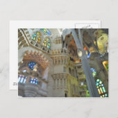 LaのSagrada Familia教会 ポストカード (正面/裏面)