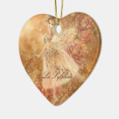 LaのSylphideのバレエのオーナメント セラミックオーナメント (左)