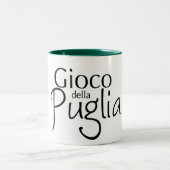 laのtazza de Il Giocoのdella Puglia ツートーンマグカップ (中央)