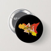 LaのTrinacriaボタン 缶バッジ (正面&裏面)