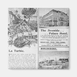 LaのTurbieのレストランのための広告、 マグネット