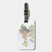 LaのVitaのe Bella ラゲッジタグ (正面縦)