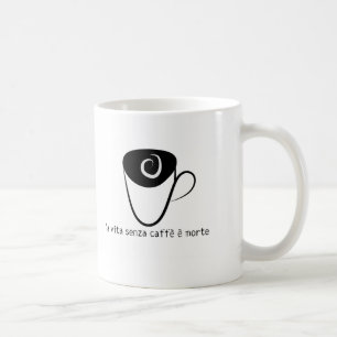 laのvitaのsenzaのcaffe eのmorte コーヒーマグカップ