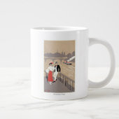 Laはアールデコ場面を引用します ジャンボコーヒーマグカップ (右)