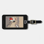 Laはアールデコ場面を引用します ラゲッジタグ (正面横)