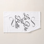 Laは米国東部標準時刻の美女を竸います バスタオルセット (ハンドタオル)