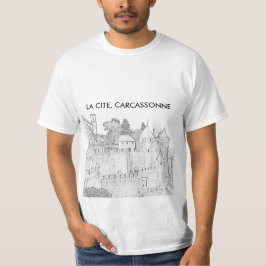 Laは、カルカソンヌ引用します Tシャツ