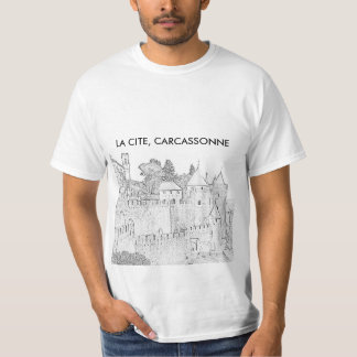 Laは、カルカソンヌ引用します Tシャツ