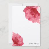 Laはenを上がりました竸います 招待状 (裏面)