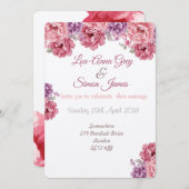 Laはenを上がりました竸います 招待状 (正面/裏面)