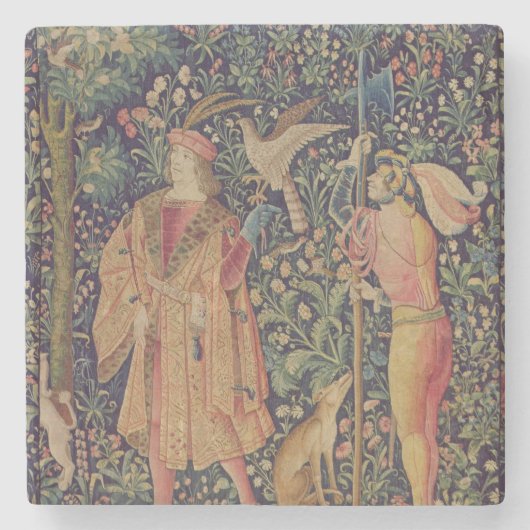 LaはSeigneurialeを竸いま-狩りのために去ります ストーンコースター (正面)