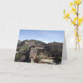 Laアルハンブラ、グラナダ、スペイン カード (黄色い花)