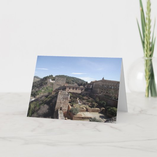 Laアルハンブラ、グラナダ、スペイン カード (正面)