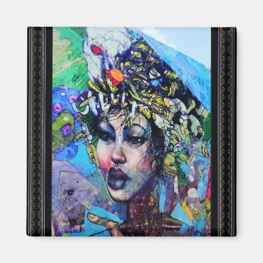 LAアートマグネット マグネット (正面)