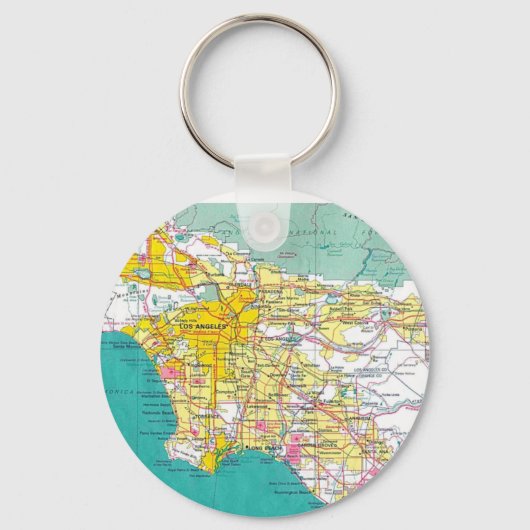 LAキーチェーン キーホルダー (正面)