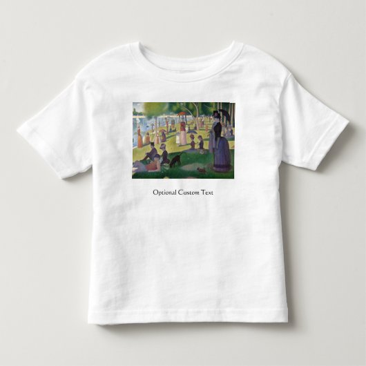LaグランデJatteの島の日曜日の午後 トドラーTシャツ (正面)